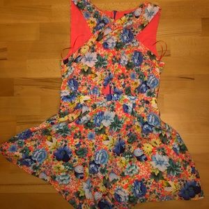 Top Shop Floral Playsuit